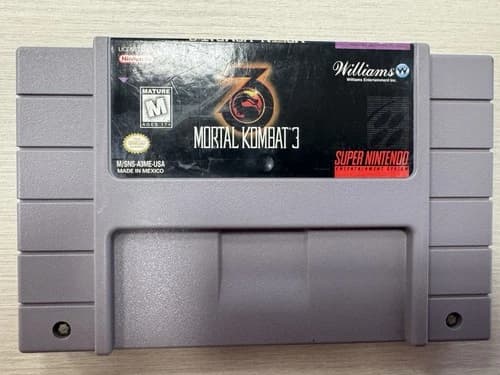 Mortal Kombat 3 (Super Nintendo Entertainment System, 1995) Authentic Tested