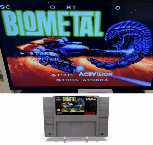 Biometal for Super Nintendo SNES 1993 Authentic Game GAME ONLY TESTED FREE SHIP