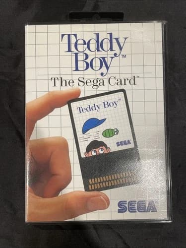 Teddy Boy. The Sega Card. Complete In Box! Sega Master System. Excellent Cond!