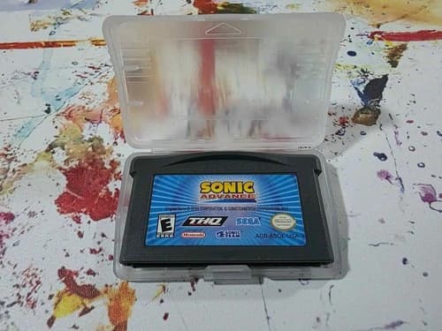 Authentic Sonic Advance (Nintendo Game Boy Advance, 2002) GBA Cartridge