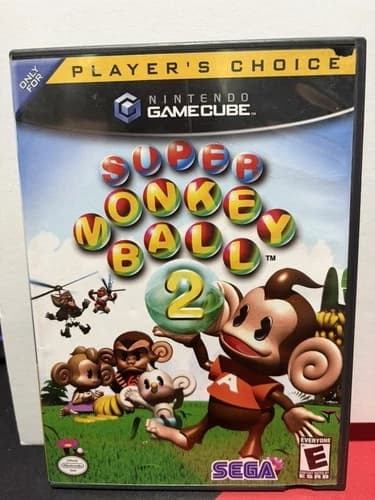 Super Monkey Ball 2 (Nintendo GameCube GC) Authentic Game CIB