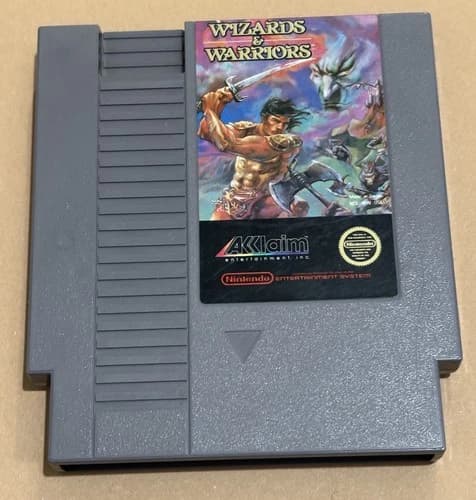 Nintendo NES Wizards & Warriors (Cleaned, Tested & Working)