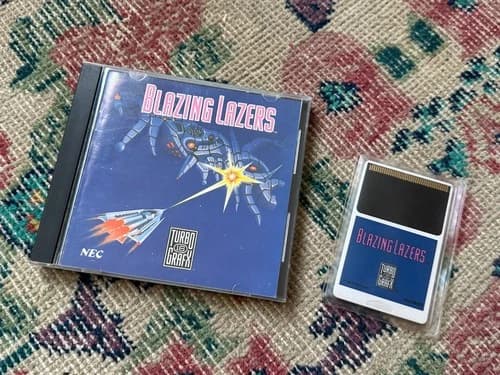 Blazing Lazers for Turbo Grafx 16 Complete In Case Great Shape TurboGrafx