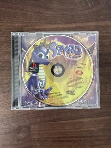 Spyro the Dragon (PlayStation 1 PS1, 1998) Missing Front Cover