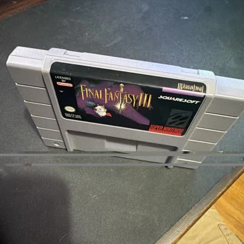 Final Fantasy III Super Nintendo SNES Working