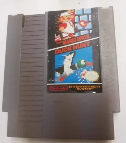 "Super Mario Bros./Duck Hunt" NES Nintendo Entertainment System Tested Authentic