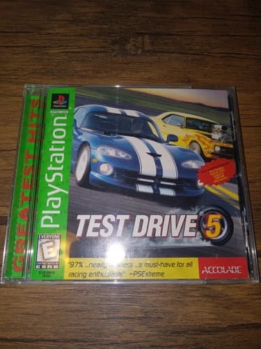 Test Drive 5 (Sony PlayStation 1, 1998) PS1 CIB Tested