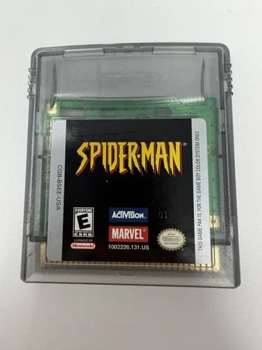 Spider-Man (Nintendo Game Boy Color, 2000) Authentic Tested Clean