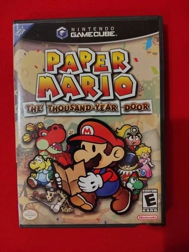 Paper Mario The Thousand-Year Door Nintendo GameCube CIB Complete w/ Manual