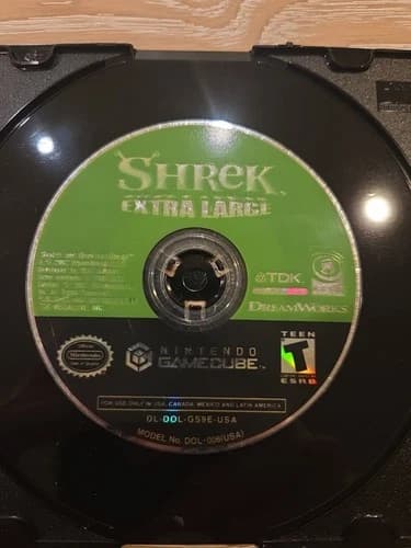 Shrek: Extra Large **Disc Only** (Nintendo GameCube) Professionally Resurfaced