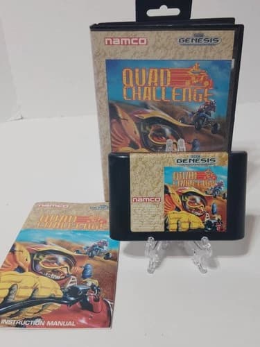 1991 Sega Genesis Quad Challenge CIB Tested! Authentic! Fast Ship