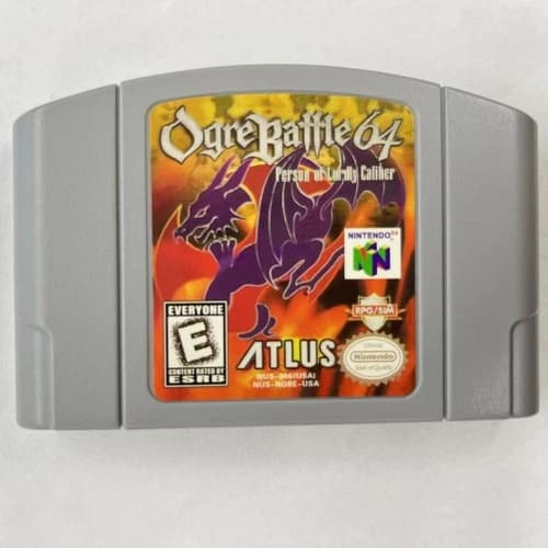 Ogre Battle 64: Person of Lordly Caliber - Nintendo 64 (N64) Hard to find