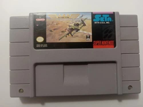 A.S.P. Air Strike Patrol (Super Nintendo, SNES) Game - Authentic - Tested