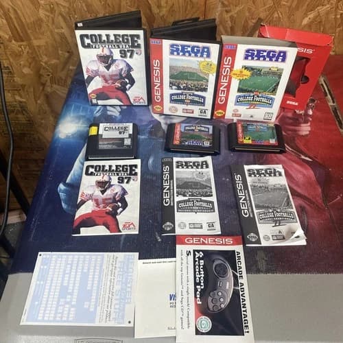 College Football USA 97 College Football National Championship 1-2 Sega Genesis