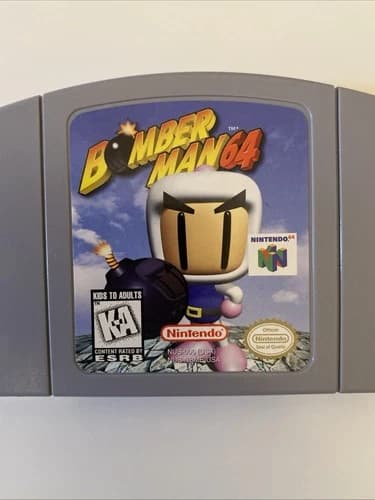 Bomber Man 64 - Nintendo 64 Original Authentic Video Game (N64)