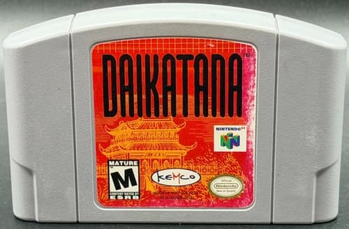 John Romero's Daikatana Nintendo 64 N64 Game Cartridge Only Authentic Kemco