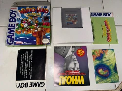 Wario Land: Super Mario Land 3 (Nintendo Game Boy, 1994) Box Manual Authentic
