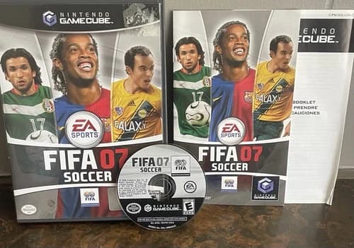 FIFA 07 2007 Game for GameCube CIB Black Label Tested Working Next Day Shipped