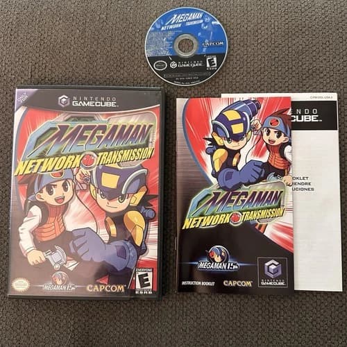 Mega Man Network Transmission Nintendo GameCube 2003 Complete CIB TESTED