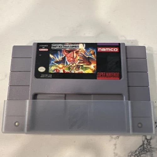Metal Marines (Super Nintendo SNES, 1993) - Authentic Cartridge