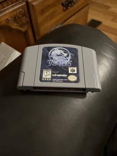 Mortal Kombat Mythologies: Sub-Zero (Nintendo 64, 1997) N64 Authentic