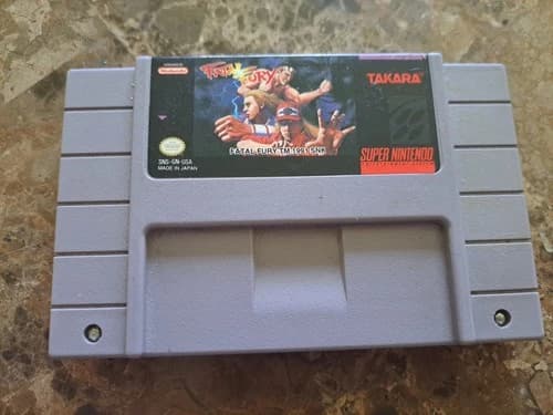 Fatal Fury Super Nintendo SNES Authentic Working Free Fast Shipping