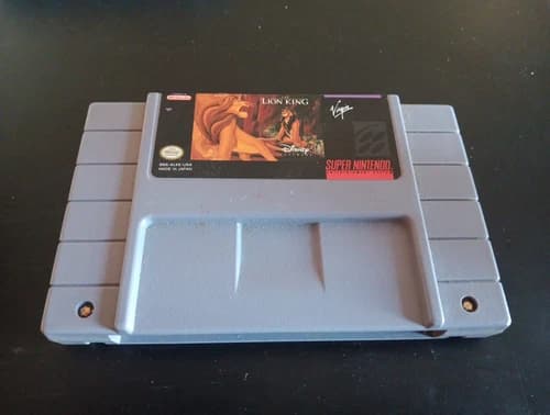 The Lion King - Authentic Super Nintendo Game SNES - Tested & Works