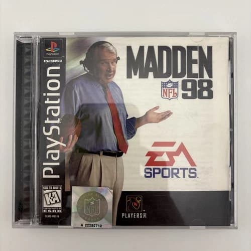 Madden NFL 98 (Sony PlayStation 1 PS1, 1997) Complete and Tested