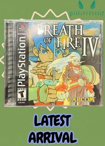 PS1 Breath of Fire IV (Sony PlayStation 1) CIB-Clean