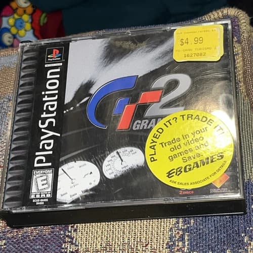 Gran Turismo 2 PS1 PlayStation 1 Black Label Complete Tested