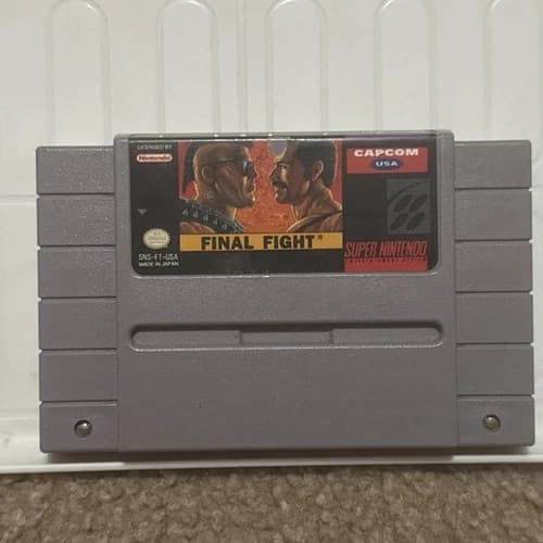 Final Fight (Super Nintendo, 1991) SNES AUTHENTIC | TESTED | WORKING