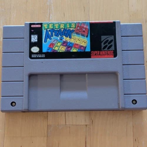 Nintendo Tetris Attack (Super Nintendo SNES) Game, Ka-Kids to Adults, NTSC-U/C