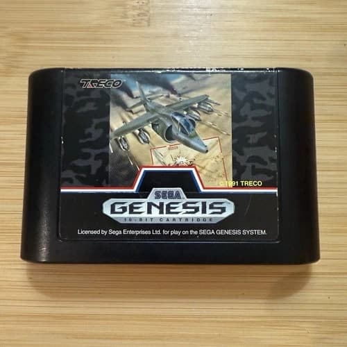 SEGA 💥 Task Force Harrier EX 💥 Genesis Cart Only Shmup Clean Tested Working