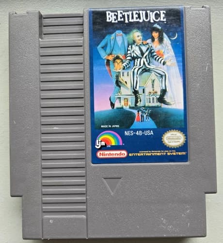 Beetlejuice - NES Nintendo Game Cartridge Retro