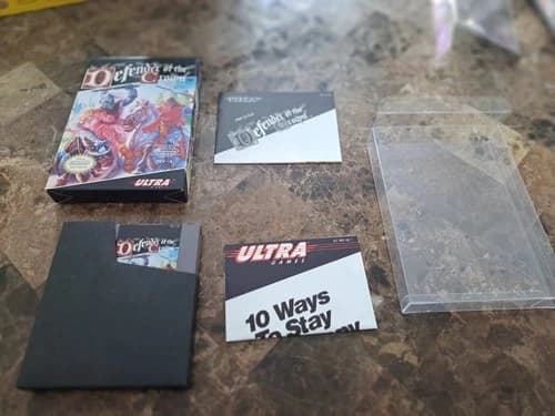 Minty! Defender of the Crown Nintendo NES Authentic Free Fast Shipping CIB