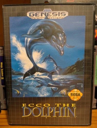 Ecco the Dolphin (Sega Genesis, 1992) Complete CIB CLEAN AUTHENTIC/TESTED