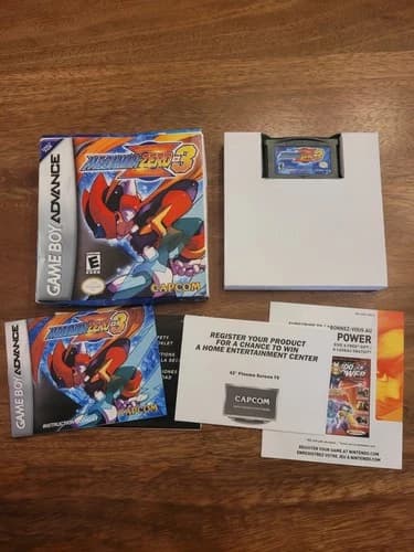 CIB Mega Man Zero 3 (Nintendo Game Boy Advance, 2004)