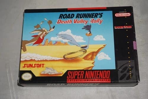 Road Runner's Death Valley Rally (Super Nintendo SNES) Complete in Box CIB