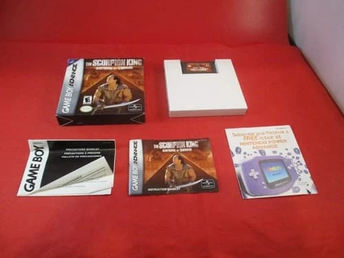 The Scorpion King: Sword of Osiris (Nintendo Game Boy Advance) COMPLETE w/ Box