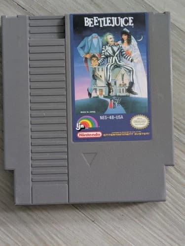 Beetlejuice (Nintendo Entertainment System, 19851) NES Tested Working