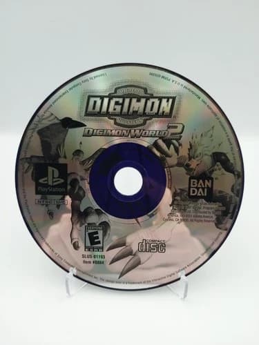 Digimon World 2 (Sony PlayStation 1 PS1/PSX, 2001) Disc Only Rare TESTED