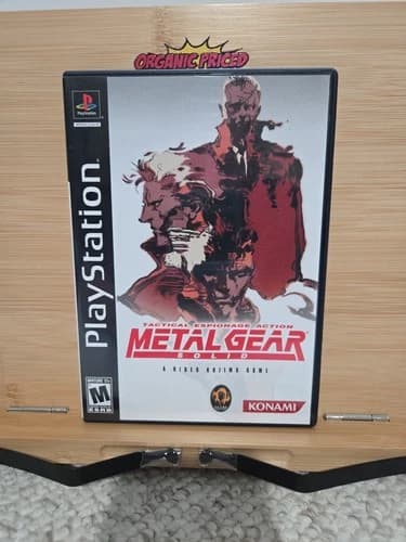 Metal Gear Solid Sony PlayStation PS1 CIB Long Box