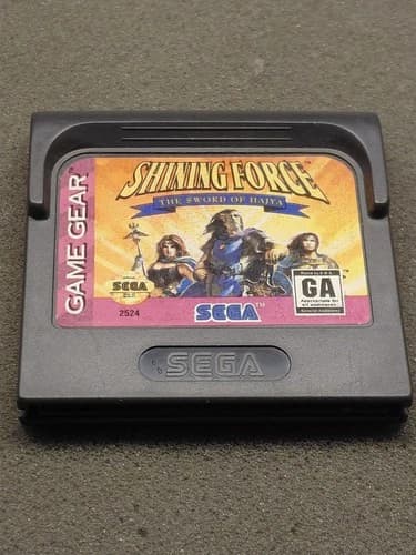 Shining Force: The Sword of Hajya (Sega Game Gear, 1993) TESTED, WORKING