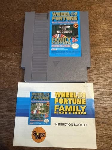 Wheel of Fortune Family Edition Nintendo NES