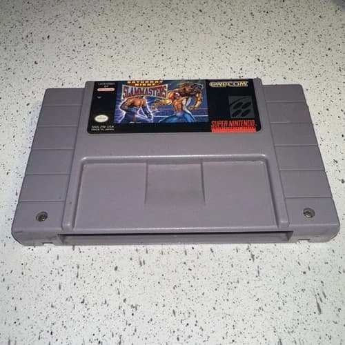 Saturday Night Slam Masters (Super Nintendo SNES, 1993) Authentic. Tested