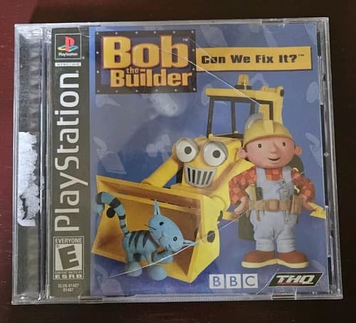 Bob The Builder Can We Fix It? Sony PlayStation PS1 *Complete* TESTED