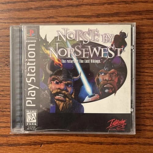 Norse by Norsewest The Return of the Lost Vikings PS1 PlayStat.. - Complete CIB