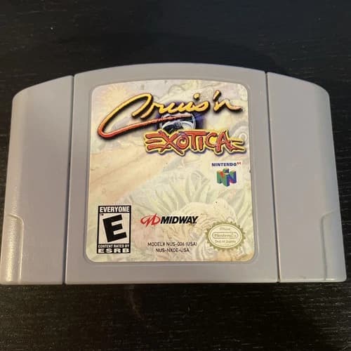 Cruis’n Exotica Nintendo 64 N64 racing sport video game authentic cart Cruisin