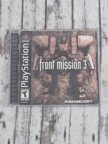 Front Mission 3 PlayStation 1 PS1 Black Label Complete Tested
