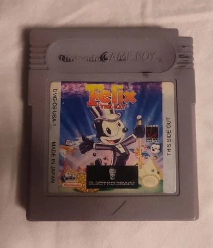 Original Felix the Cat Nintendo GameBoy Game Cartridge